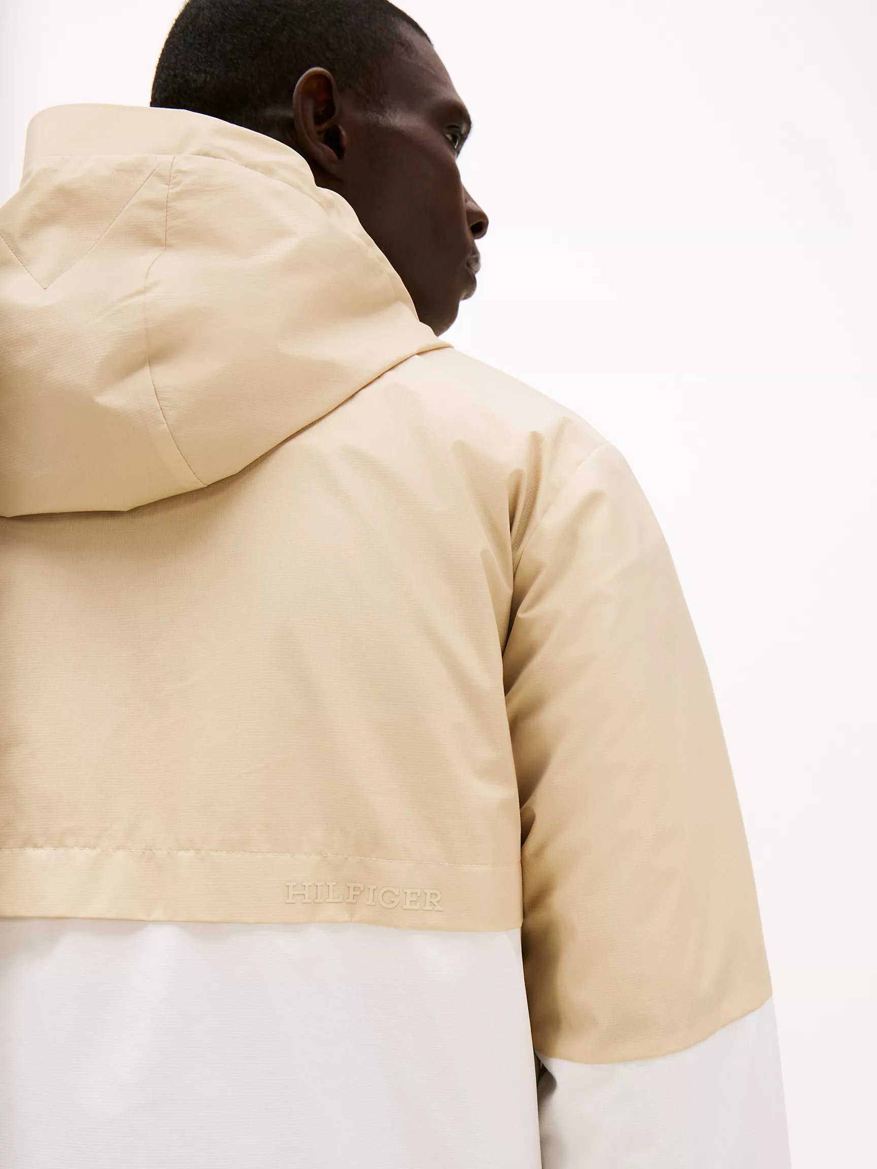 Мужская куртка Tommy Hilfiger, Куртка-колорблок из рипстопа с капюшоном