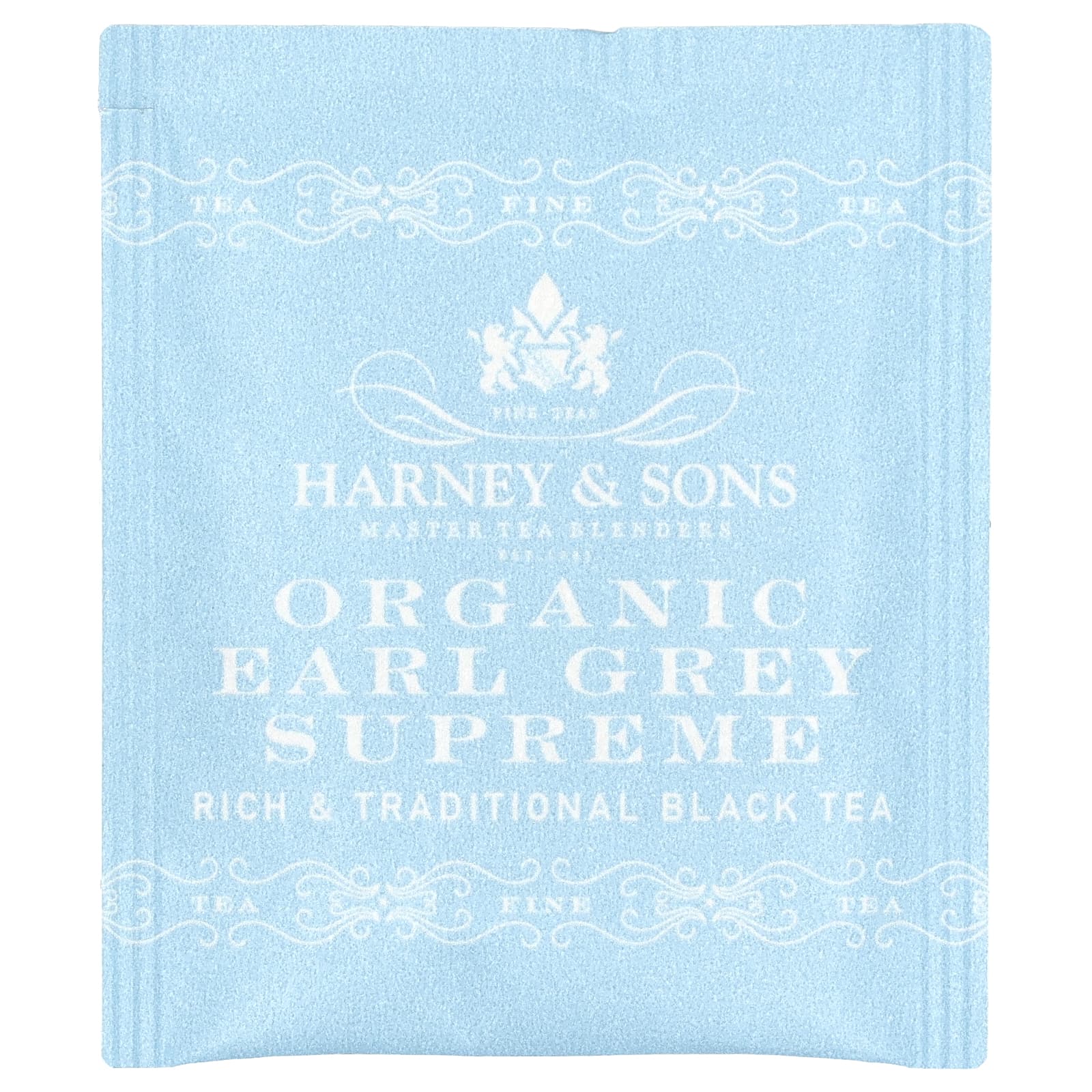 Harney & Sons, A Rich & Traditional Black Tea, Органический Earl Grey Supreme, 50 чайных пакетиков, 3,17 унции (90 г)