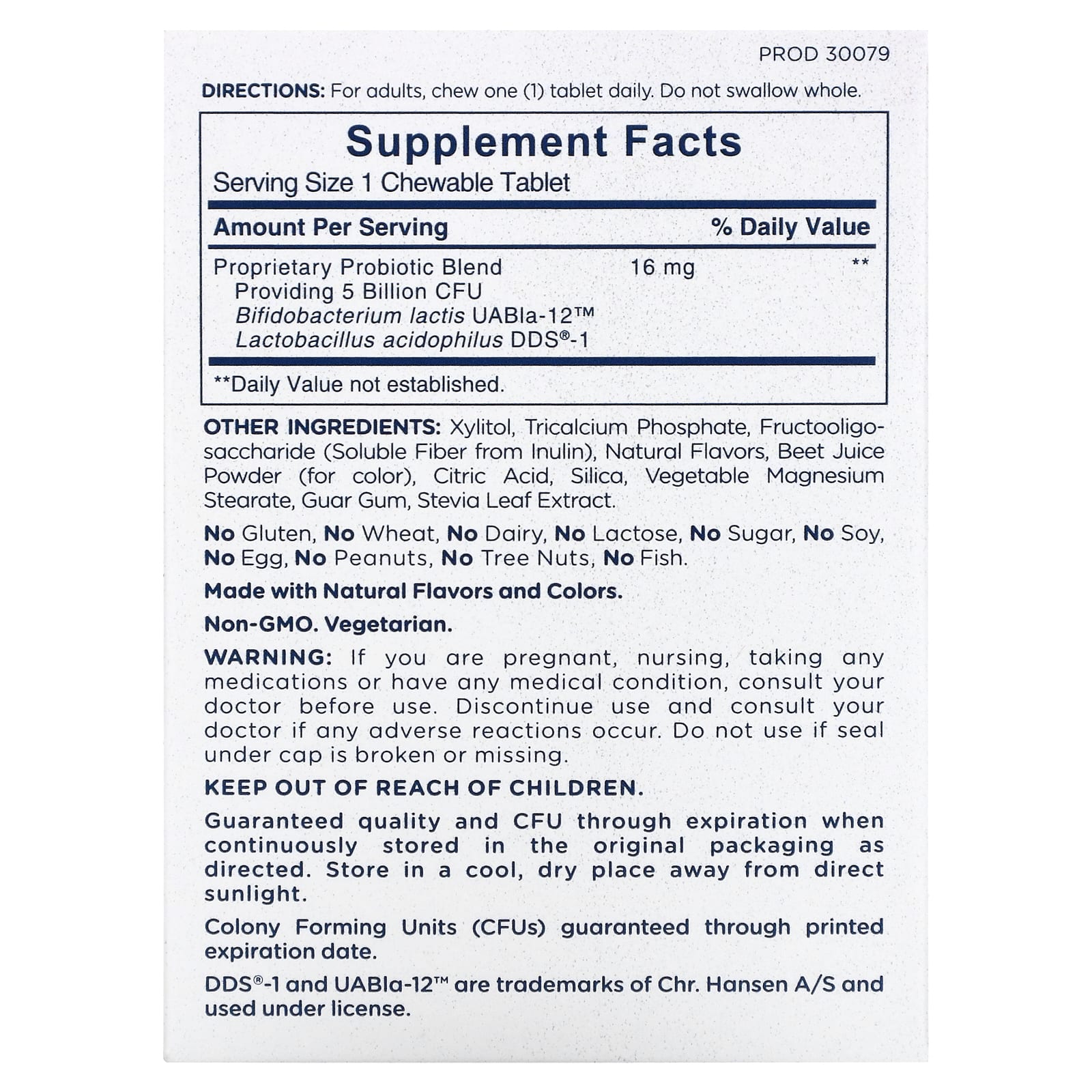 American Health, Один раз в день жевательный пробиотик, натуральная клубника, 5 млрд КОЕ, 60 жевательных таблеток