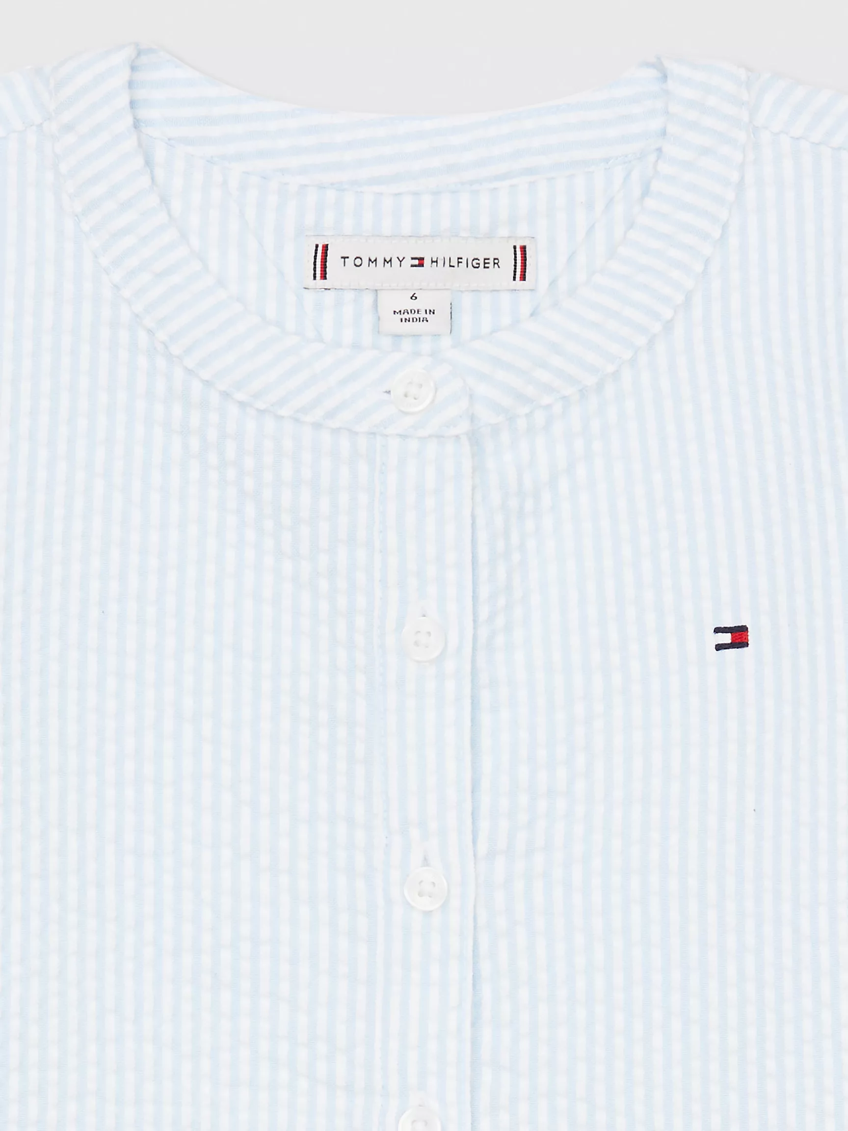 Платье для девочек Tommy Hilfiger, Детское полосатое платье-рубашка Ithaca