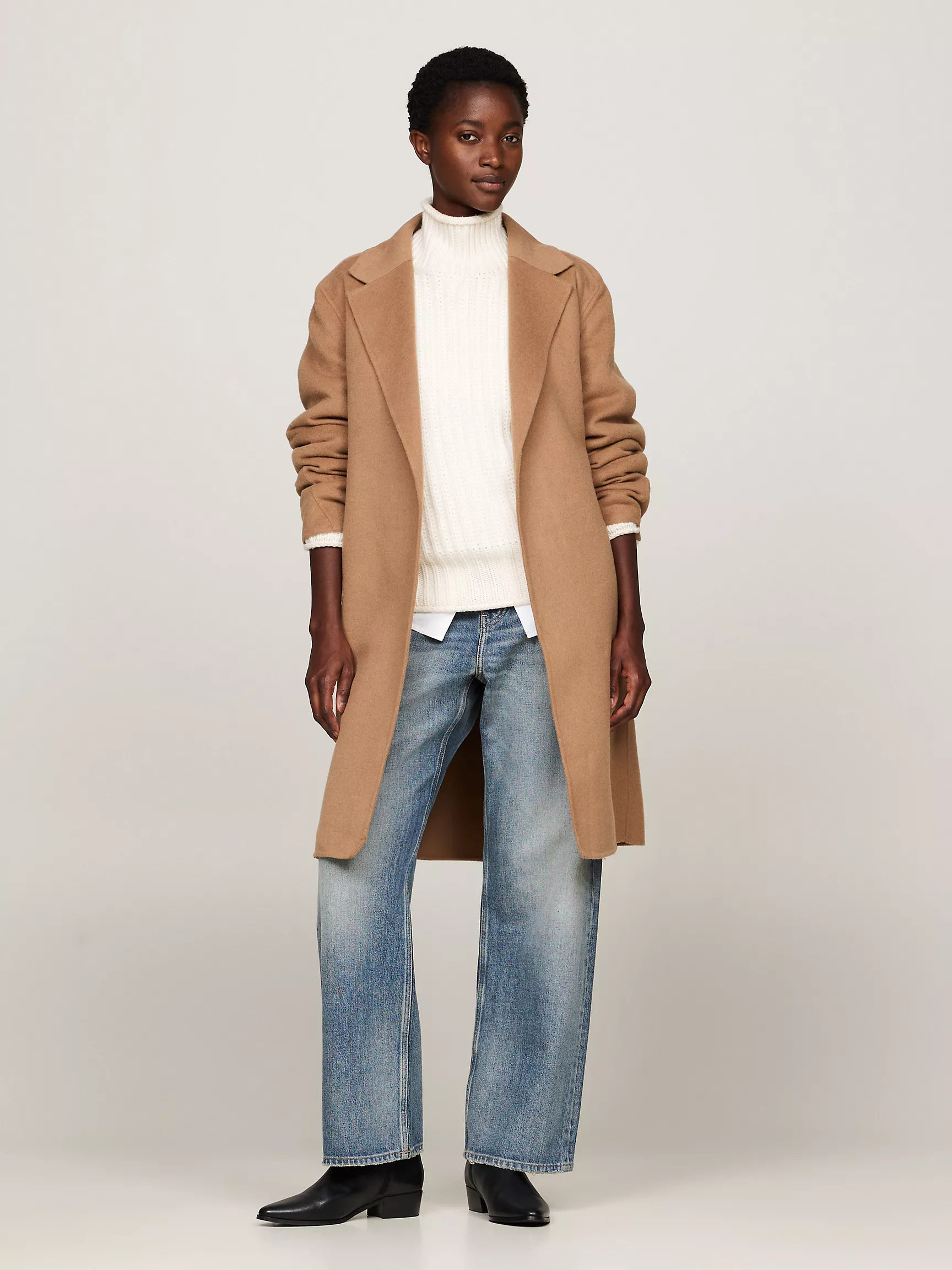 Женское пальто Tommy Hilfiger, Пальто из шерстяной смеси с поясом